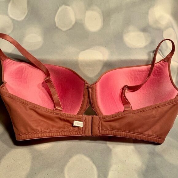 ROSE WEAR EVERYWHERE PUSH UP BRA 34DD PINK by VS - Picture 4 of 5
